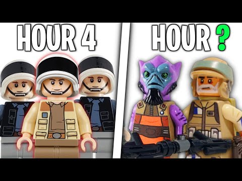 I Build a LEGO REBEL ARMY in 24 Hours!