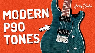 Video thumbnail for Harley Benton - CST-24T P90 - Ocean Flame by Harley Benton