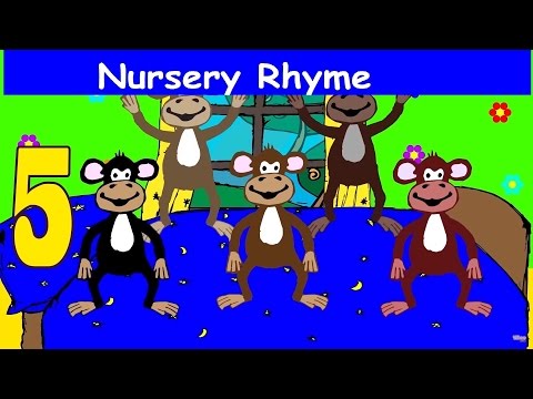 Cinque scimmiette - Canzone per bambini - Yleekids Italiano