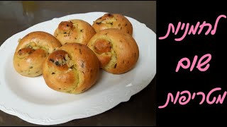 לחמניות שום רכות כמו ענן שאי אפשר לעמוד בפניהן 💗 (פרווה וטבעוני)