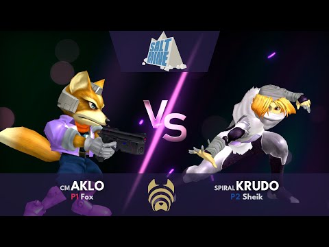 Aklo (Fox) vs Krudo (Sheik) – Losers Finals | The Salt Mine #22