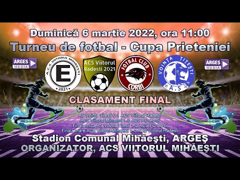 Turneu de Fotbal, Cupa Prieteniei, Mihăeşti 2022