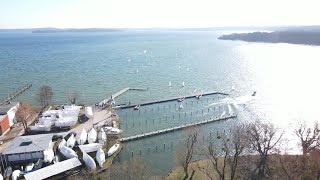 Windiger Trainingsauftakt auf dem Schweriner See