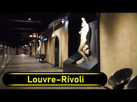 Estação de metrô Louvre – Rivoli - Paris 🇫🇷 - Passo a passo 🚶