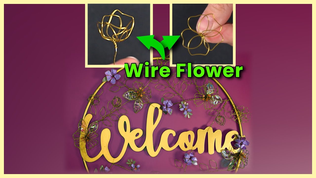 Easy Wire Flower 🌺 Part 6