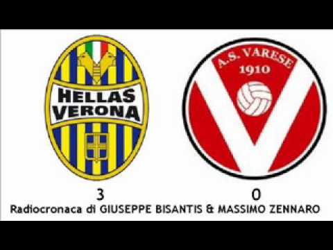 Verona-Varese 3-0 - Radiocronaca di Giuseppe Bisantis & Massimo Zennaro (19/5/2012) Radiouno RAI