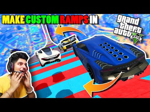 How to Install Mega Ramps in GTA 5 2022 | How to make custom ramps in GTA 5