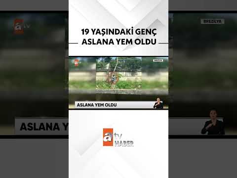 Aslanın saldırısı sonucu hayatını kaybetti #atvhaber #aslan