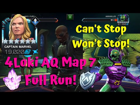 AQ Map 7 Full Run! CSWS! 6* R3 CMM! Annihilus Mini! 4Loki Day 4! - Marvel Contest of Champions