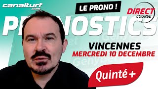 emission video des courses turf pmu du Mercredi 10 décembre 2025