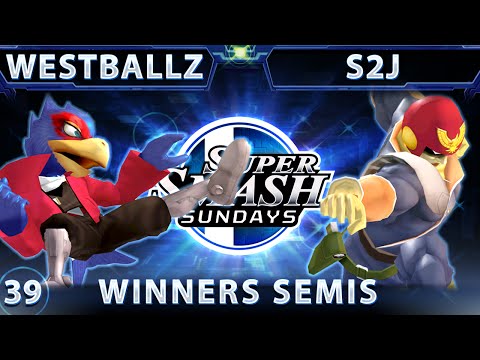 SSS 39 - Tempo Westballz (Falco) Vs. S2J (Falcon) SSBM Winners Semis - Smash Melee