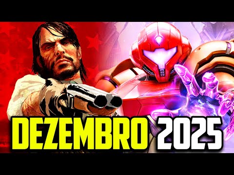 10 Jogos LANÇAMENTOS INCRÍVEIS de DEZEMBRO 2025!