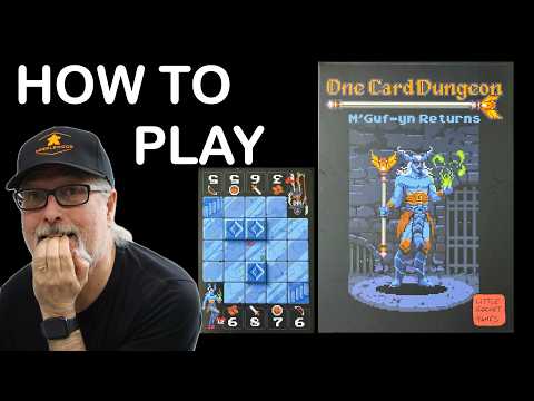 How to Play M'Guf-yn Returns: An expansion for One Card Dungeon | Little Rocket Games