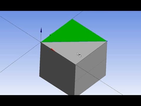 ✅ ANSYS DesingModeler - Face Split - Basic Tutorial 8