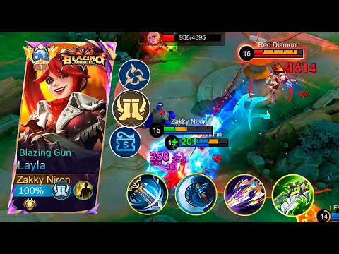 NEW LAYLA BEST HIGH DAMAGE HACK BUILD 2025!😱THIS BUILD IS LITERALLY BROKEN! - MLBB