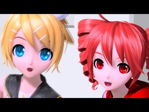 [Kagamine Rin x Kasane Teto] World's End Dancehall (Remix ver.) [VOCALOID x UTAU カバー]