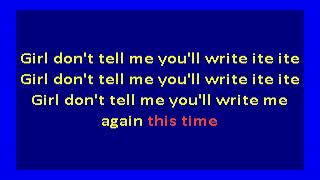 Beach Boys  - Girl Don't Tell Me (karaoke)