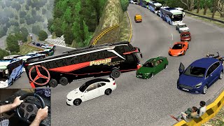 Download lagu Bus climb uphill At Sitinjau Lauik | Steering Wheel Gameplay | Bus Mode | Euro Truck Simulator 2 mp3 Download lagu Bus climb uphill At Sitinjau Lauik | Steering Wheel Gameplay | Bus Mode | Euro Truck Simulator 2 mp3