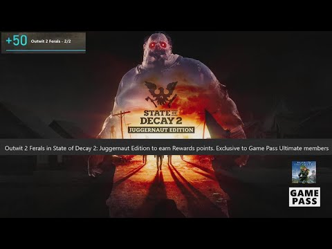 State of Decay 2: Juggernaut Edition Outwit 2 Ferals Weekly Xbox Game Pass Guide