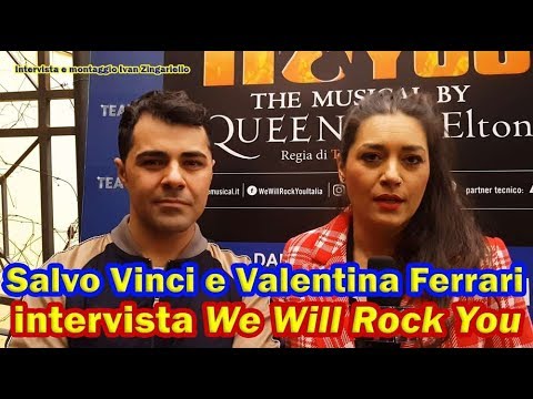 We Will Rock You, intervista ai protagonisti Salvo Vinci e Valentina Ferrari