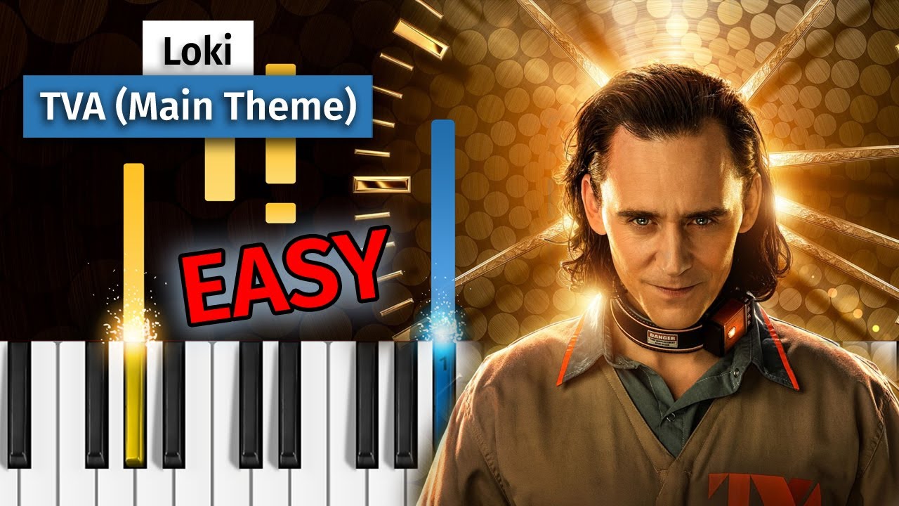 Loki - Main Theme (TVA) - EASY Piano Tutorial