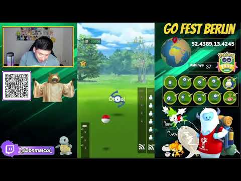 Loucura total! O maravilhoso farmer de 2 minutos com muito unown shiny ✨ no GO FEST