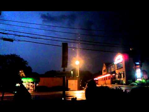 Summer lightning storm in Woburn, MA