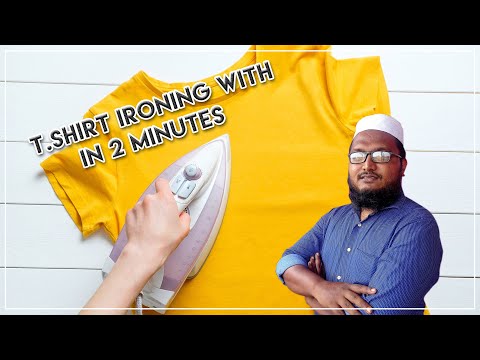 T.Shirt Ironing with in 2 Minutes | How to iron T.Shirt in Tamil |  Laundry Secret | Laundry