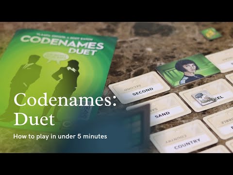 How to Play Codenames Duet in under 5 minutes