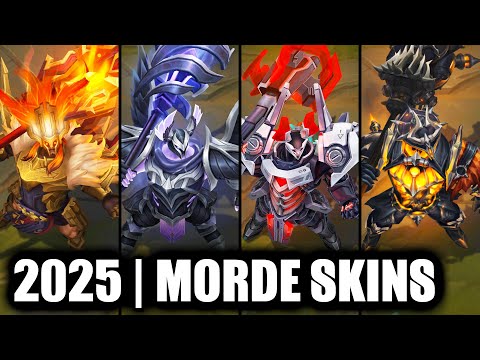 ALL MORDEKAISER SKINS SPOTLIGHT 2025 - Sahn Uzal Mordekaiser Newest Skin | League of Legends