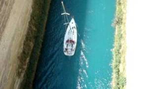 preview picture of video 'Sailing yacht charter in Greece-Isthmus of Corinth'