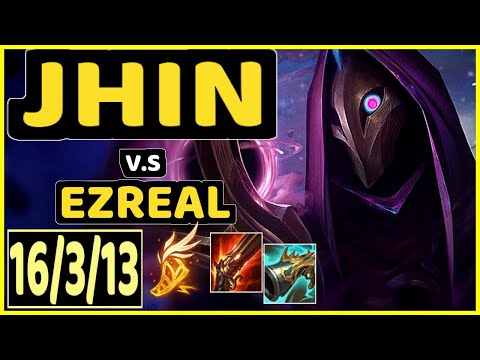 LODIK (JHIN) vs EZREAL - 16/3/13 KDA BOTTOM ADC GAMEPLAY - EUW Ranked GRANDMASTER