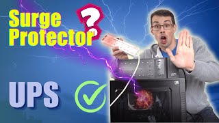 EVERYONE Needs A UPS & Surge Protector For Their PC... Right
