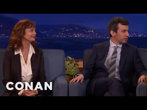 Nathan Fielder Brought Susan Sarandon As A Back-Up Guest | CONAN on TBS