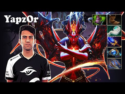 YapzOr - Queen of Pain Support | Dota 2 7.29d Gameplay