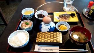 preview picture of video 'アキーラさん＆フカーヤさん堪能②対馬・ホテル対馬の朝食,Dinner,Hotel-Tsushima,Tsushima,Japan'
