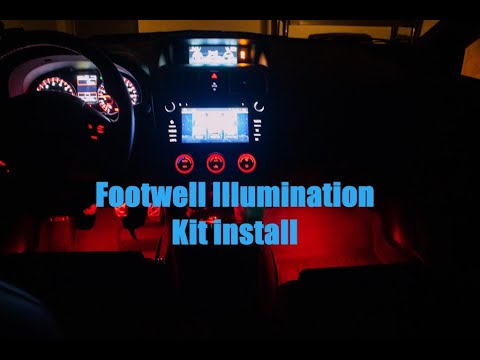Subaru WRX Footwell Illumination Kit Install - H701SFJ101