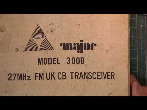 Major 3000 CB27/81 UK FM CB radio -  retune & test