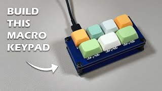 DIY Macro Keypad - Build form scratch with custom PCB and mechanical switches.