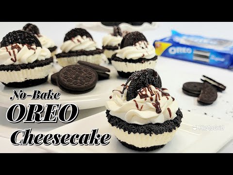 Mini Oreo Cheesecake Recipe (No-Bake No-Gelatine)