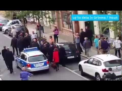 Bundeskanzlerin Merkel in Grimma 21.08.2014