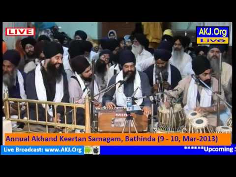 005 Bathinda AKJ Samagam 9-Mar-2013- Bhai Gurlovleen Singh Ji (Khandur Sahib)