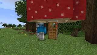 minecraft illegal smurf's house!! #minecraft​​ #meme​​ #cursed