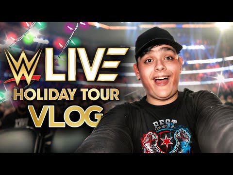 I Went To The WWE Holiday Tour In CHICAGO! (VLOG) | 12/29/24