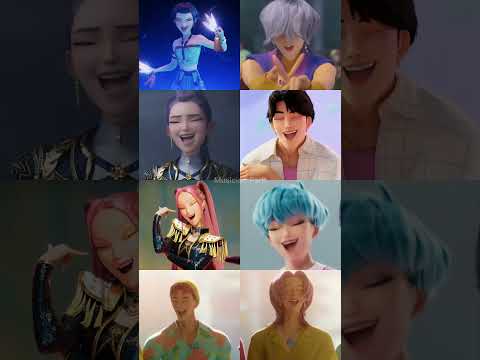 KPop Demon Hunters characters singing "POKÉDANCE"