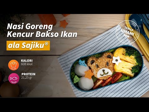 Nasi Goreng Kencur Bakso Ikan ala Sajiku®