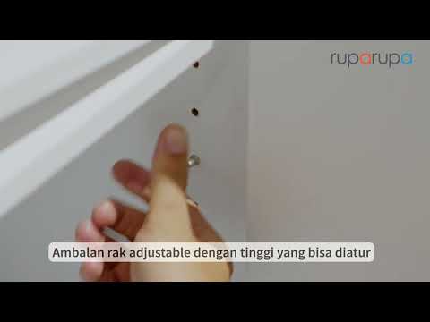 Gambar Informa Dolce Kabinet 2 Pintu Dengan 1 Laci - Putih