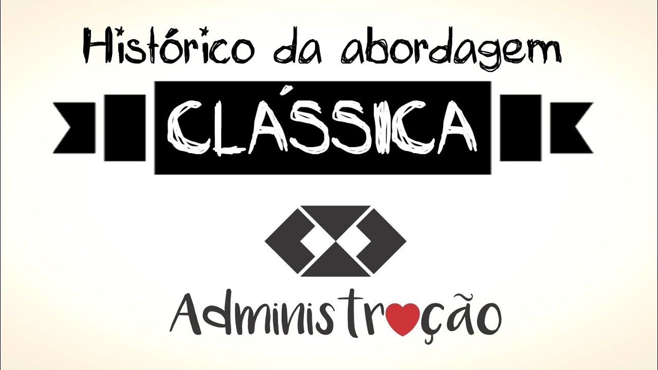 Histórico da abordagem CLÁSSICA da ADMINISTRAÇÃO || Teoria Geral da Administração || Aula 4 || TGA