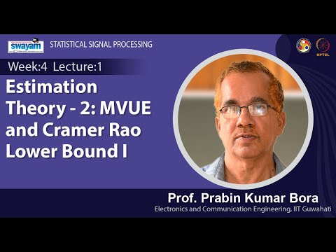 Lec 1 Overview of Statistical Signal Processing