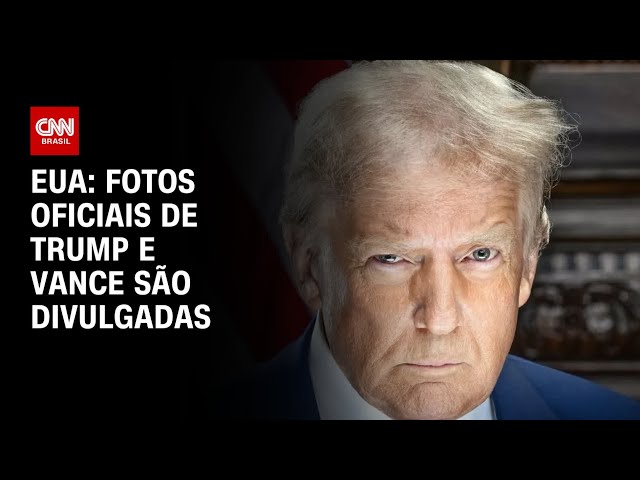 EUA: Fotos oficiais de Trump e Vance são divulgadas | CNN 360º